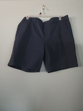 English Laundry Dark Navy Flat-Front Men's Shorts
